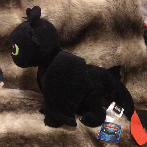 Dreamworks Toys Dreamworks Toothless Plushy Stuffed Animal How To Train Your Dragon Pillow